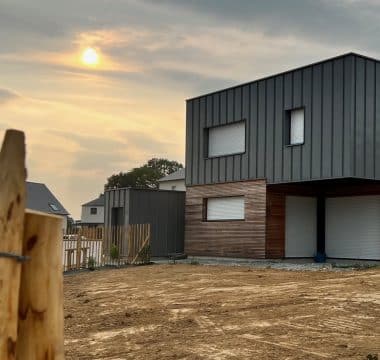 Création d'une maison à ossature en bois